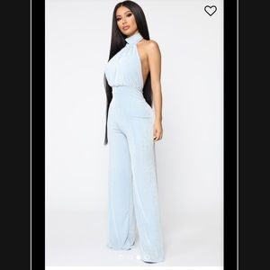 Light Blue halter jumpsuit💙